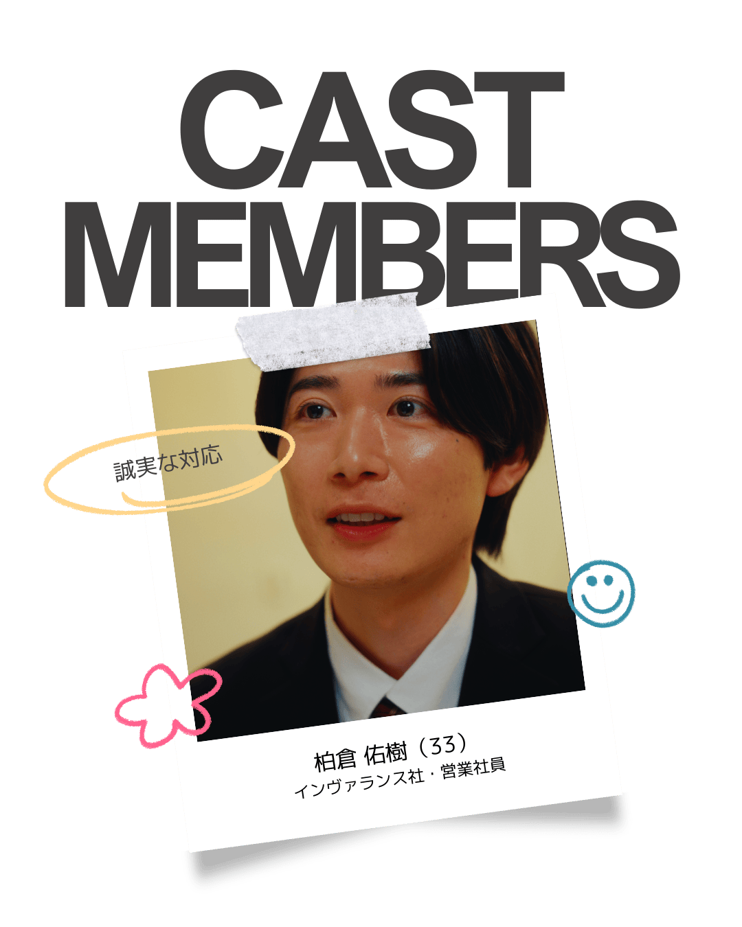 柏倉佑樹(33)：インヴァランス社・営業社員
